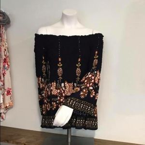 Off the shoulder blouse